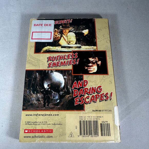 Indiana Jones & The Raiders Of The Lost Ark Book Ryder Windham Scholastic 2008 - Picture 2 of 6